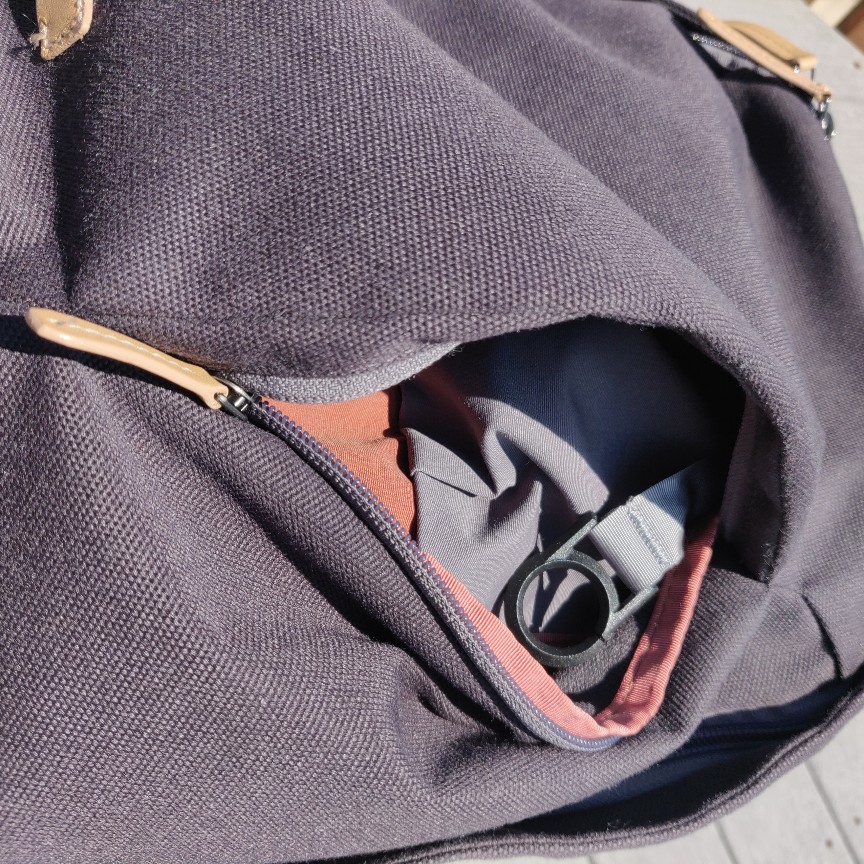 Bellroy Classic Backpack front pocket with key holder