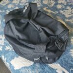 black eBags Mother Lode Duffel bag viewed from the top