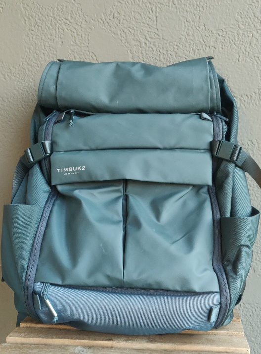 Green Timbuk2 Clark Commuter Backpack front