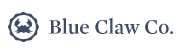 Blue Claw Co. logo with a 2D crab design