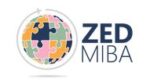 ZED MIBA logo is a globe composed of puzzle pieces