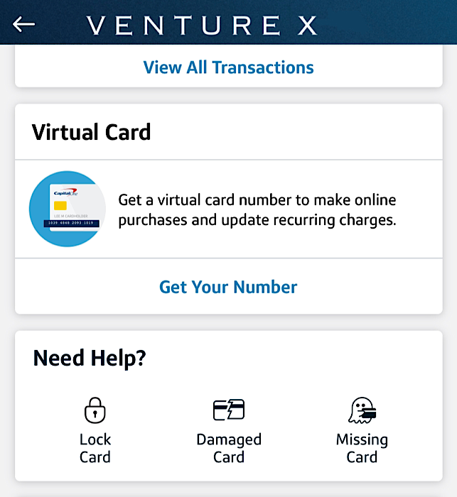 does-the-capital-one-venture-x-offer-a-virtual-card-number